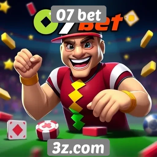 Variedades de jogos disponíveis na 07 bet